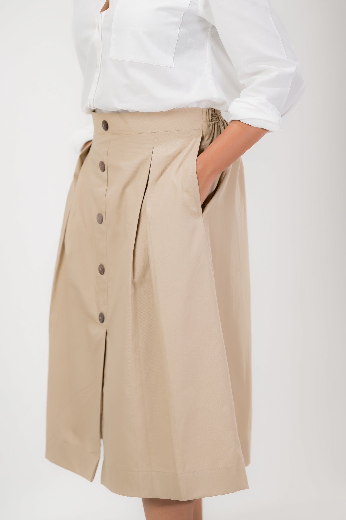 Amber Button Down Skirt
